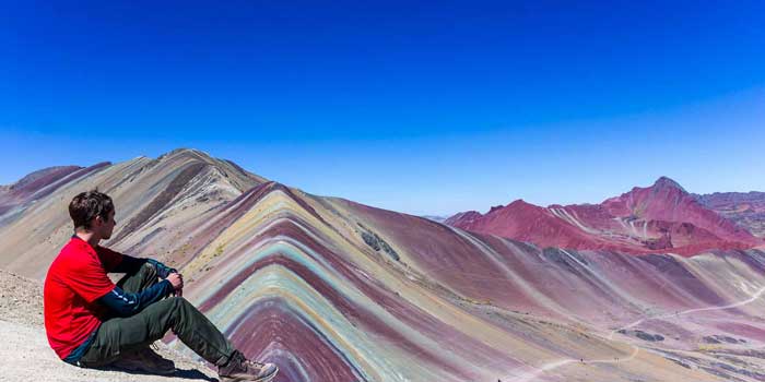 Rainbow Mountain Peru colorful landscape