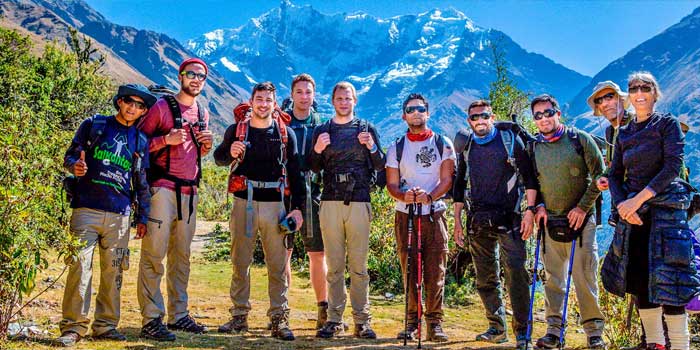 Salkantay Trek to Machu Picchu panoramic view